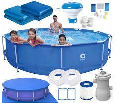 

Бассейн круглый каркасный AVENLI 305 x 76 см. садовый комплект 16в1 Польша