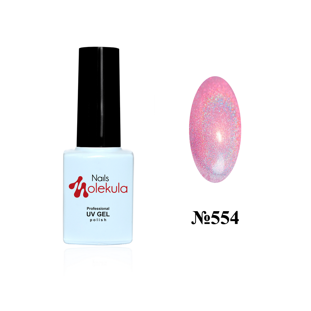 

Гель-лак для ногтей Nails Molekula Holographic UV Gel Polish 6 мл, №554
