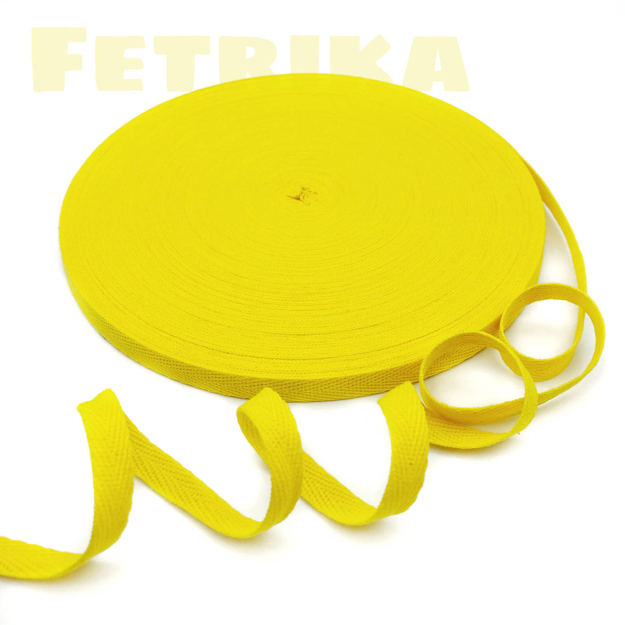 

Лента киперная х/б желтая 1 см, Желтый