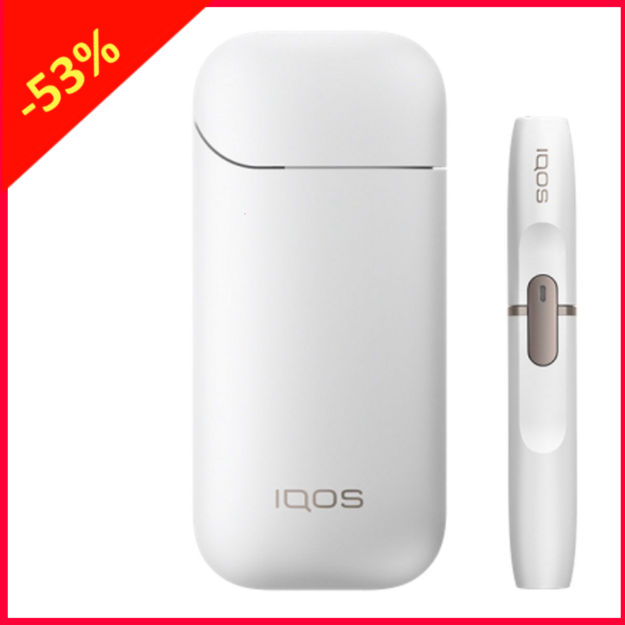 

Айкос 2.4+ . Iqos Гарантия. Щеточка и палочки в комплекте. Новый оригинал. Белый