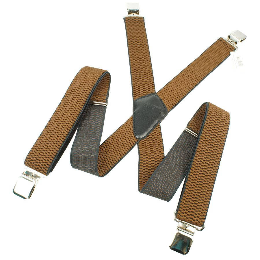 

Підтяжки в коричневому кольорі з кантом Top Gal 40-X brown/кант для чоловіків