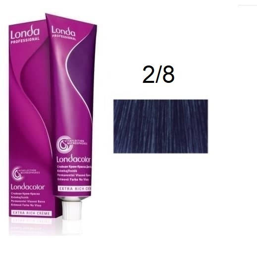 

Крем-краска для волос Londacolor 2/8 Черно-синий 60 мл