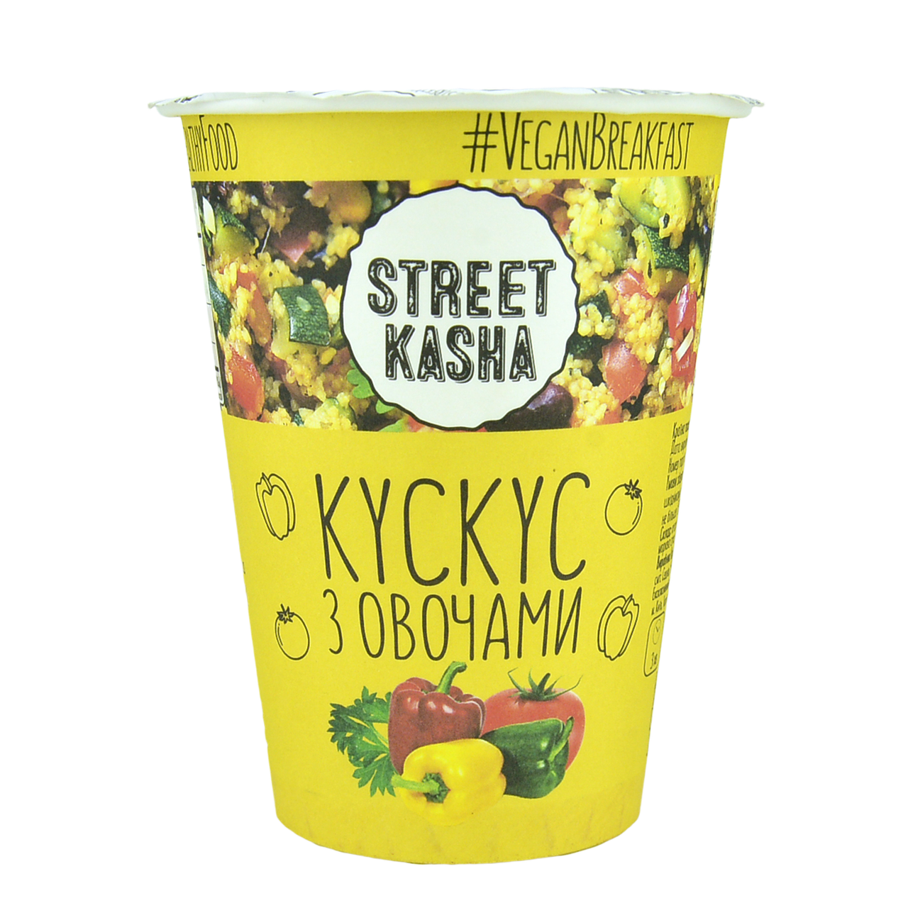 

Каша STREET KASHA Кус-кус с овощами 50г стакан, 30шт/ящ