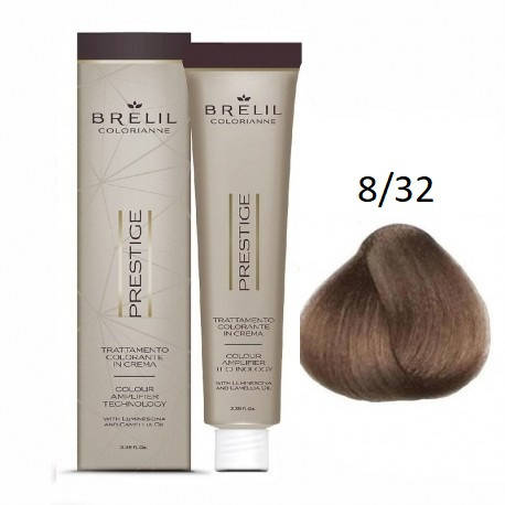 

Краска для волос Brelil Colorianne Prestige 8/32 светлый бежевый блонд 100 мл