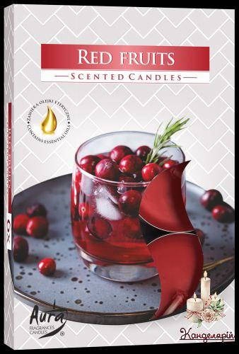 

Свечи чайные ароматические (таблетки) Red fruits, Белый