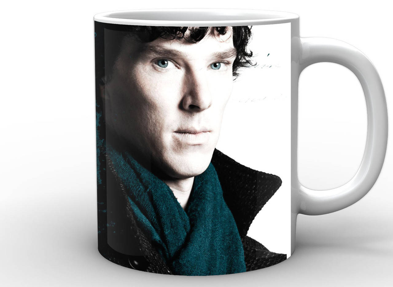 

Кружка Geek Land белая Шерлок Холмс Sherlock Benedict Cumberbatch SH.002.18, Белый
