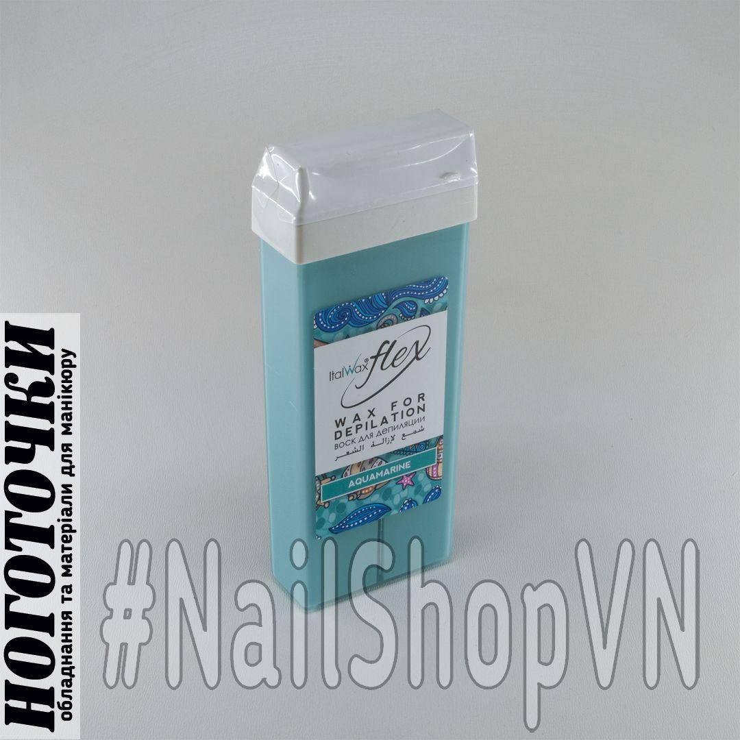 

Воск для депиляции кассета ItalWax Flex Aquamarine | Аквамарин