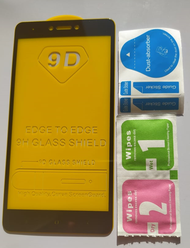 

Защитное стекло Xiaomi Redmi Note 4X (Full Glue 9D), Черный