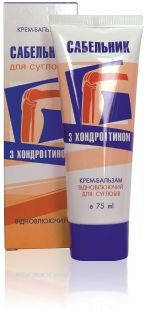 

Крем-бальзам восстанавливающий для суставов - Сабельник с Хондроитином, 75мл