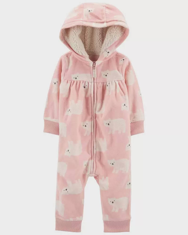 

Симпатичный микрофлисовый ромпер Ведмежонки Картерс для девочки 18М - 81 см