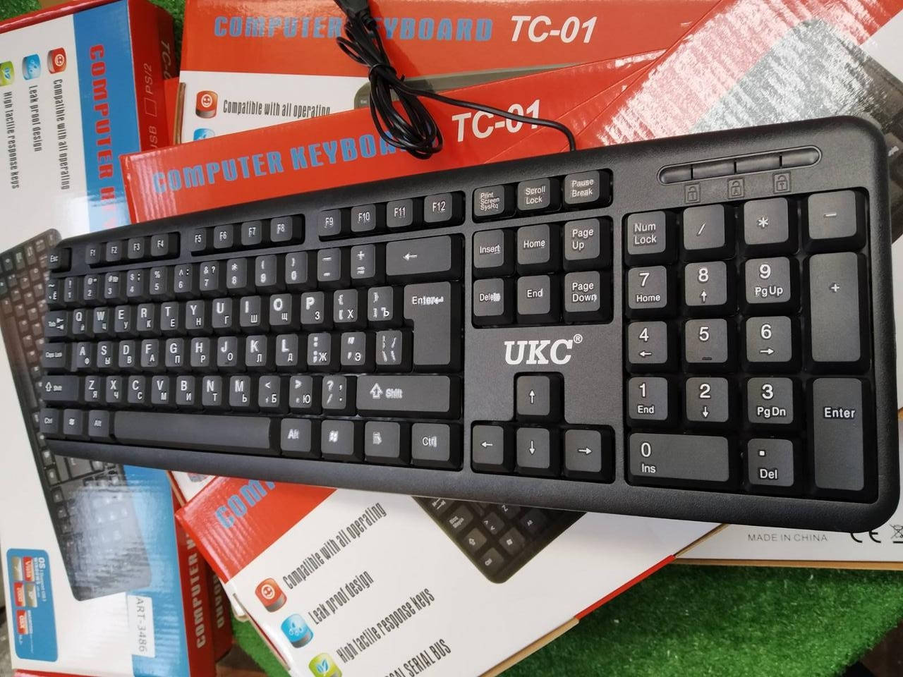 

Новая! USB клавиатура UKC Есть ОПТ, Черный