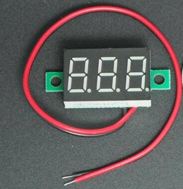 

Цифровой вольтметр DC 4.5-30в 0,36 '' красный