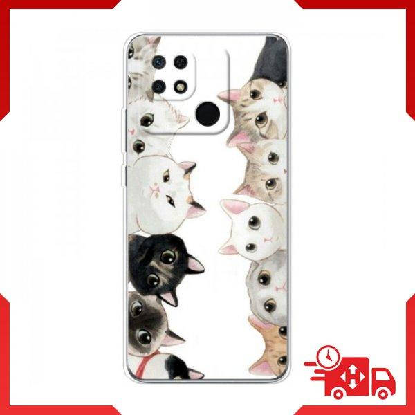 

Котики смотрят чехол на Xiaomi Redmi 10C / Котик кот чехол на Сяоми Редми 10с