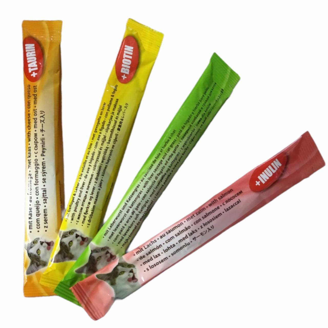 

Крем-снек для котів - сир і таурін 6х15гр