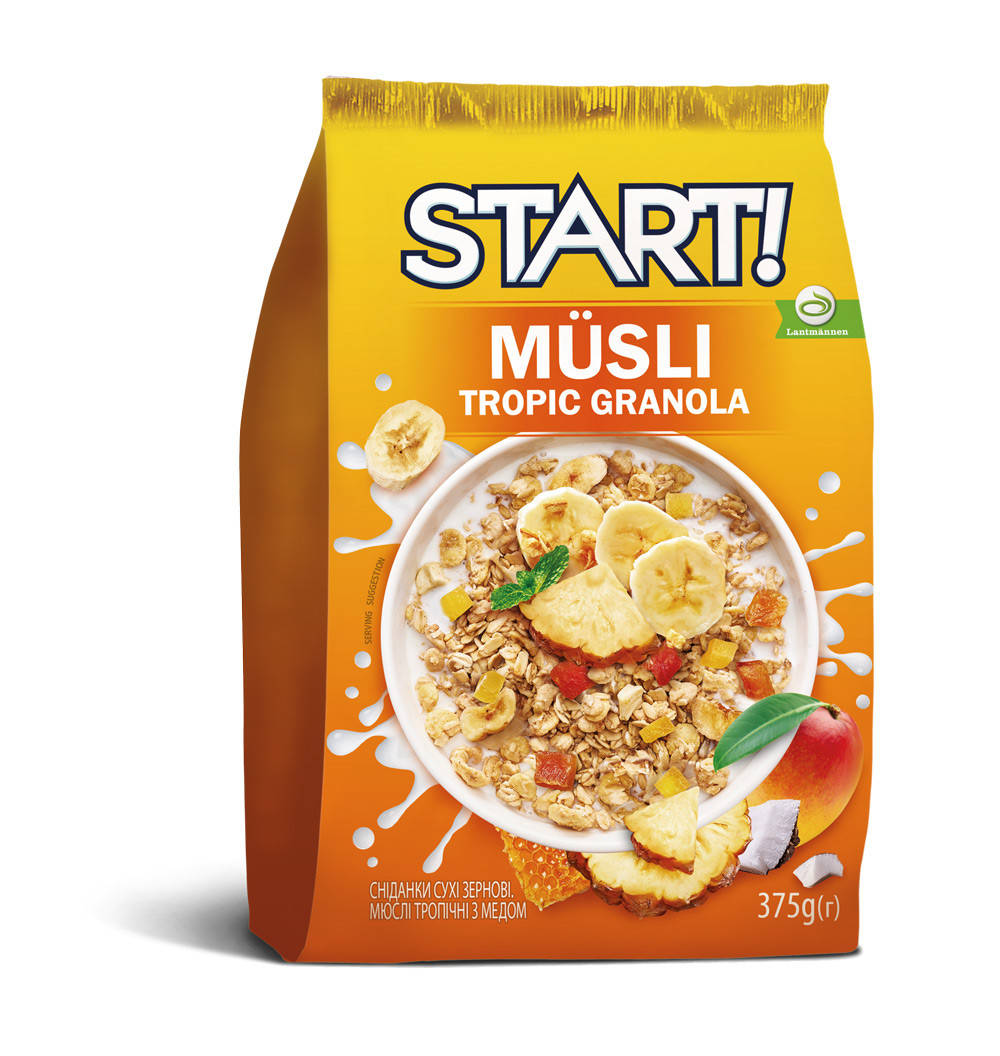 

Мюсли Медовые Тропические Старт 375г