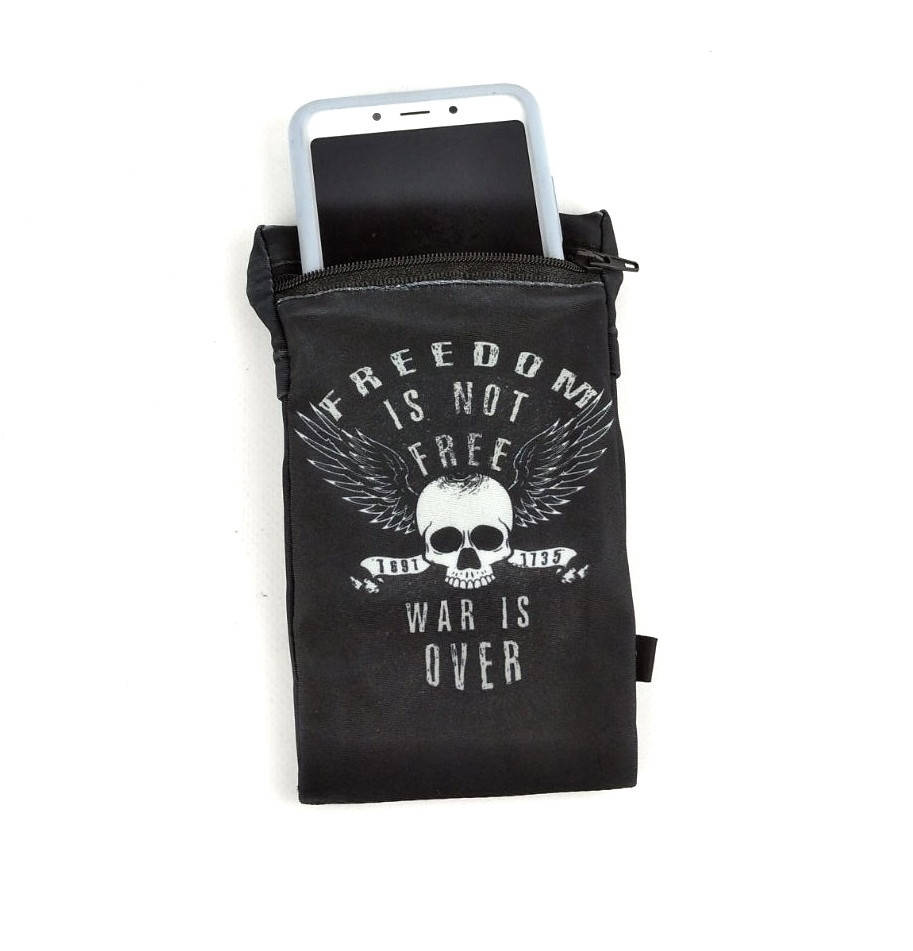 

Чехол - сумка на руку (СНР-104) Черный с рисунком