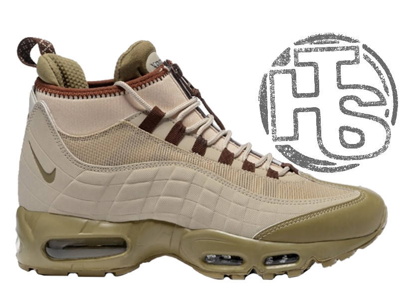

Мужские кроссовки Nike Air Max 95 Sneakerboot Khaki/Matte Olive 806809-200 42, Бежевый