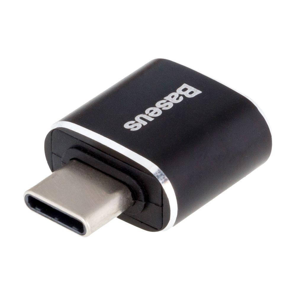 

Перехiдник Baseus USB to Type-C CATOTG Колір Чорний, 01