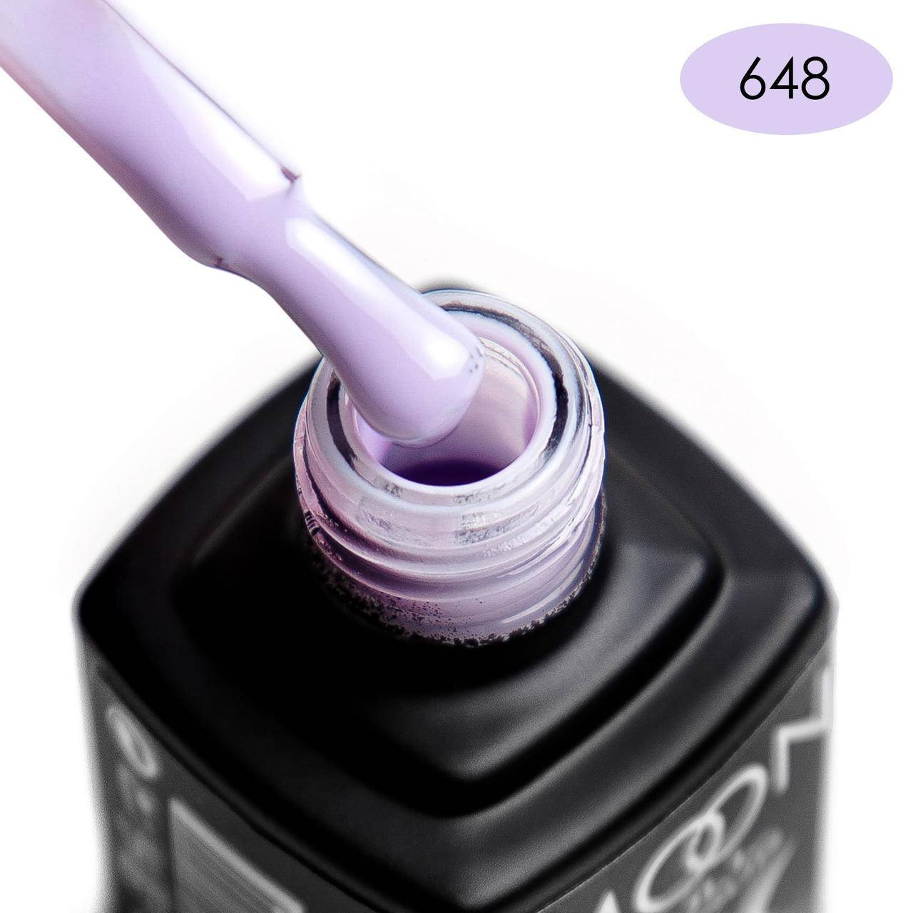 

Гель-лак Moon Full Сolor Hypoallergenic Winter 2021 Gel Рolish 648 молочно-сиреневый, 8 мл