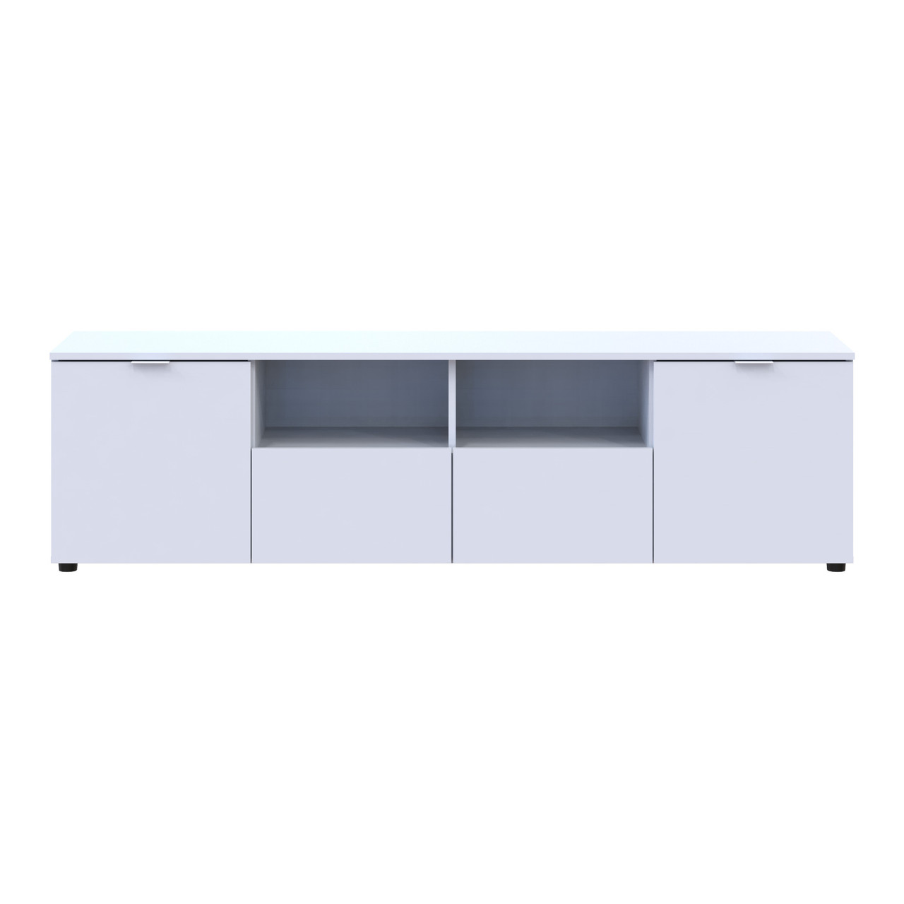 Комод Doros Рон 4 Білий 2 фасади 2 шухляди 180х38х50 (44900221) 4