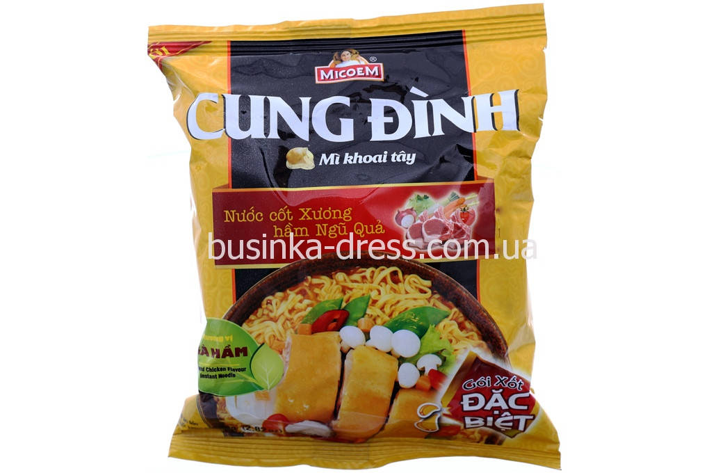 

Лапша картофельная быстрого приготовления Cung Dinh с курицей 80г (Вьетнам)