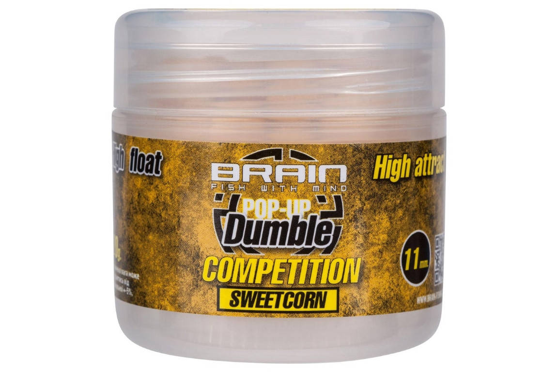 

Бойлы Brain Dumble Pop-Up Competition SweetCorn (кукуруза) 11мм/ 20г