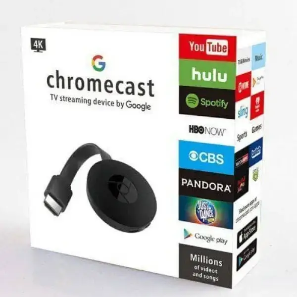 

Беспроводная медиаприставка Wi-Fi Google TV Chromecast 4K Хромкаст Miracast