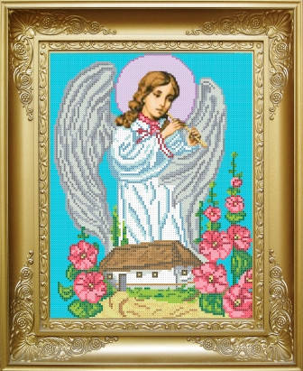 

Схема для вишивки бісером Ангел-Хранитель у вишиванці. Арт. КРМ-4