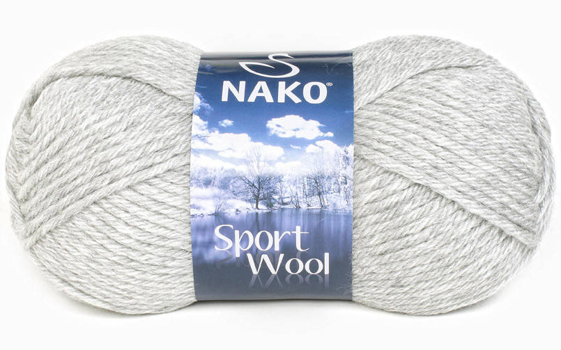 

Nako Sport Wool светло-серый № 195