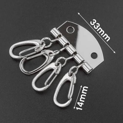 

Ключница на 4 карабинов никель
