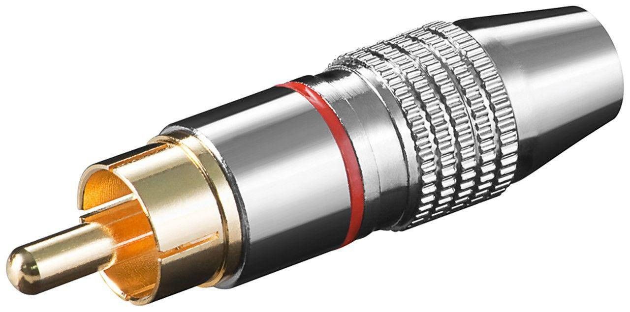 

Штекер FreeEnd-RCA Goobay /M Metal Gold D=6.5mm Red Красный(75.01.1904x2)