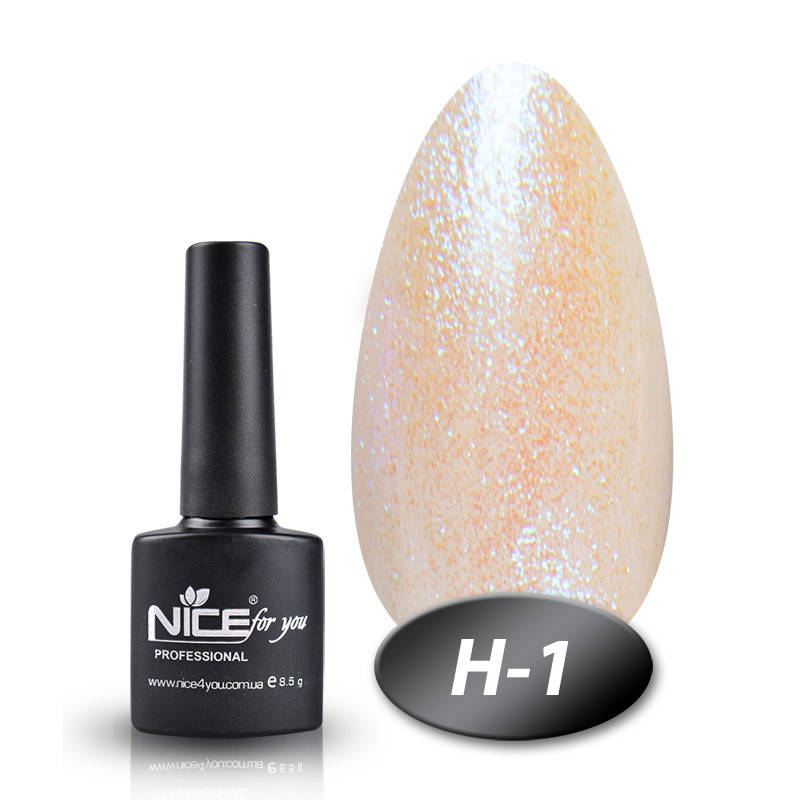 

Гель лак Nice for you Н-01 голубой жемчуг 8,5 мл