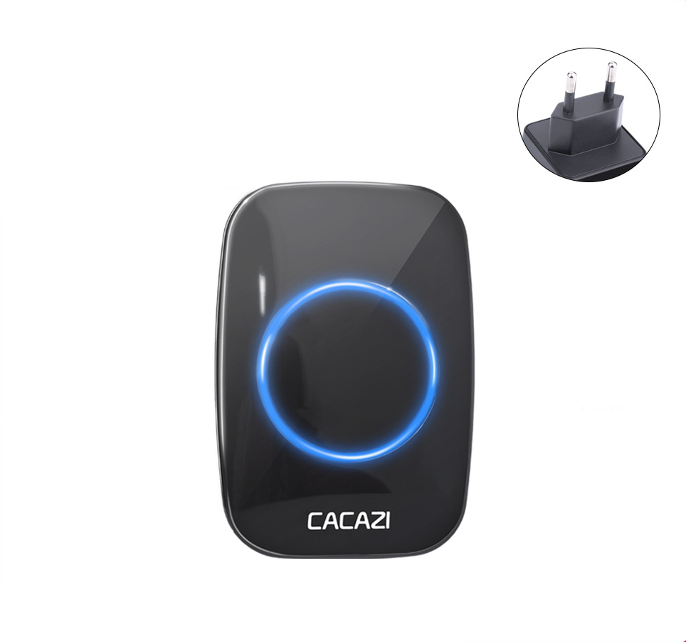 

Беспроводной дверной звонок CACAZI Черный (101330)
