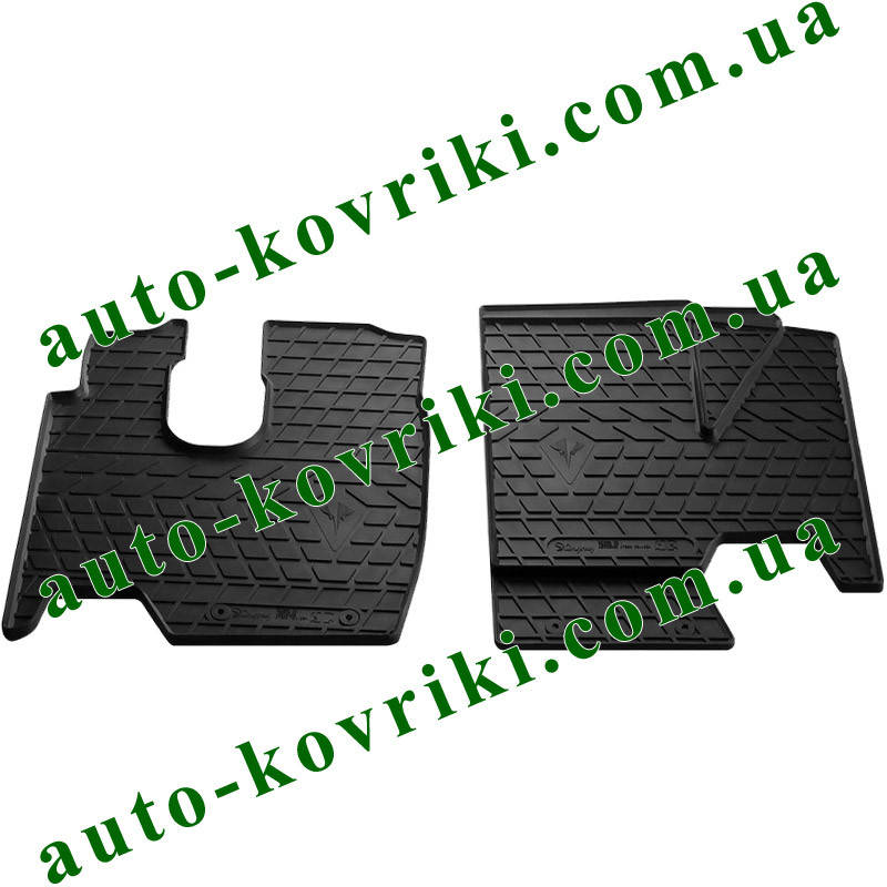 

Резиновые коврики в салон Mercedes Atego 1995-2005 / 2005- (Stingray), Черный