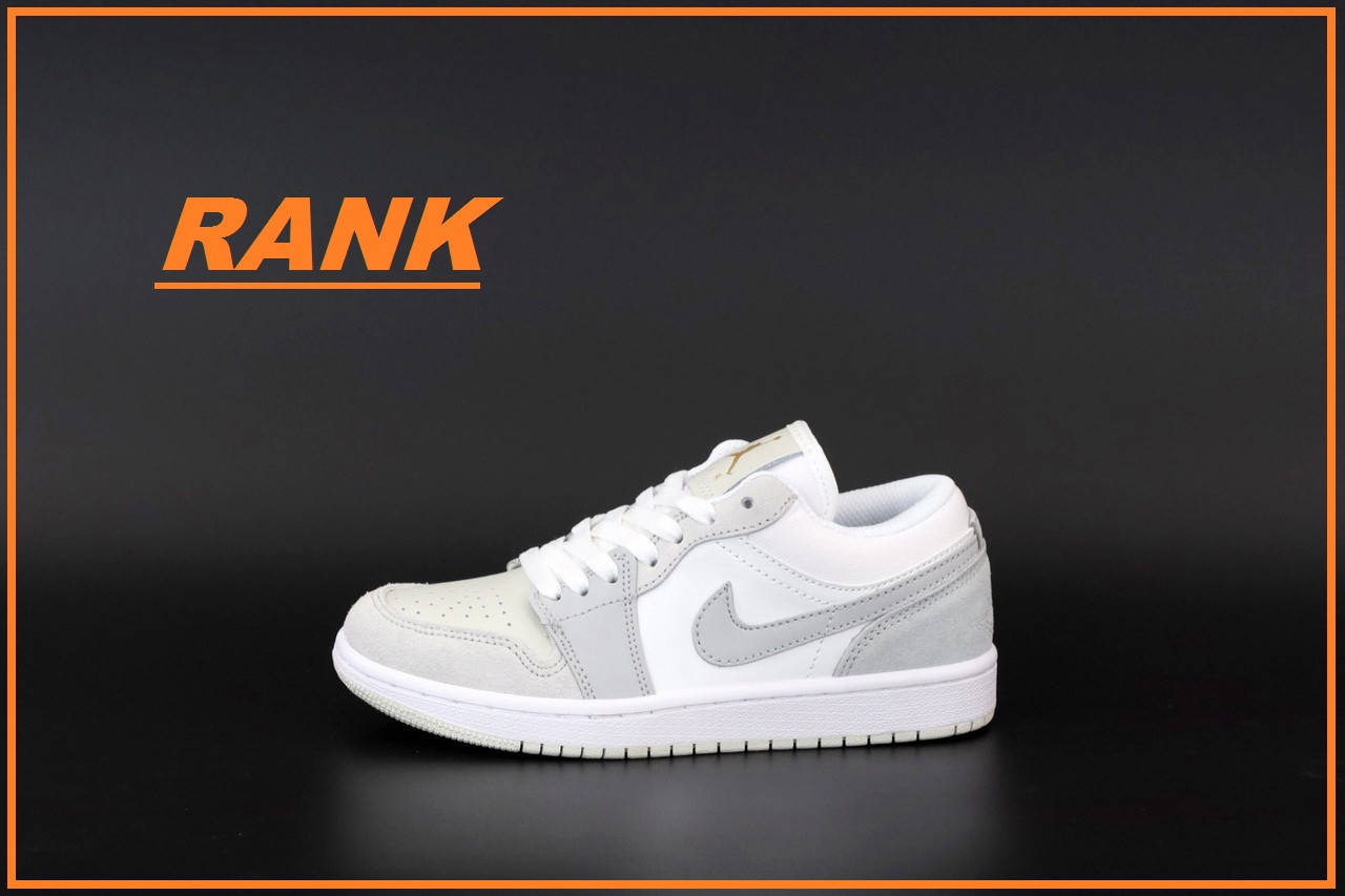

Кроссовки женские Nike Air Jordan 1 Retro low в стиле Найк Аир Джордан 1 Ретро Лоу низкие серые 39, Серый