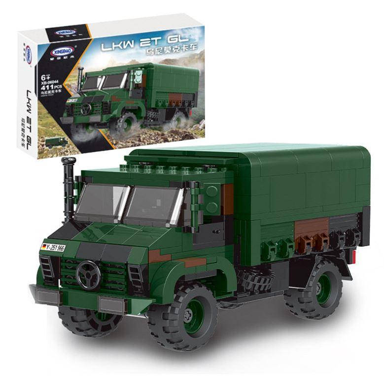 

Конструктор военный грузовик Unimog LKW 2T GL, Зелёный