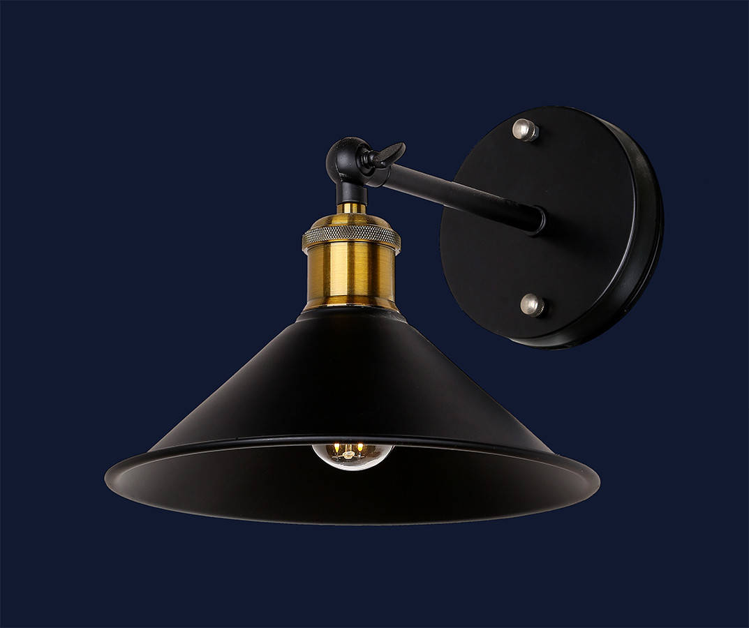 

Бра в стиле лофт 707W103-1 BK, Черный