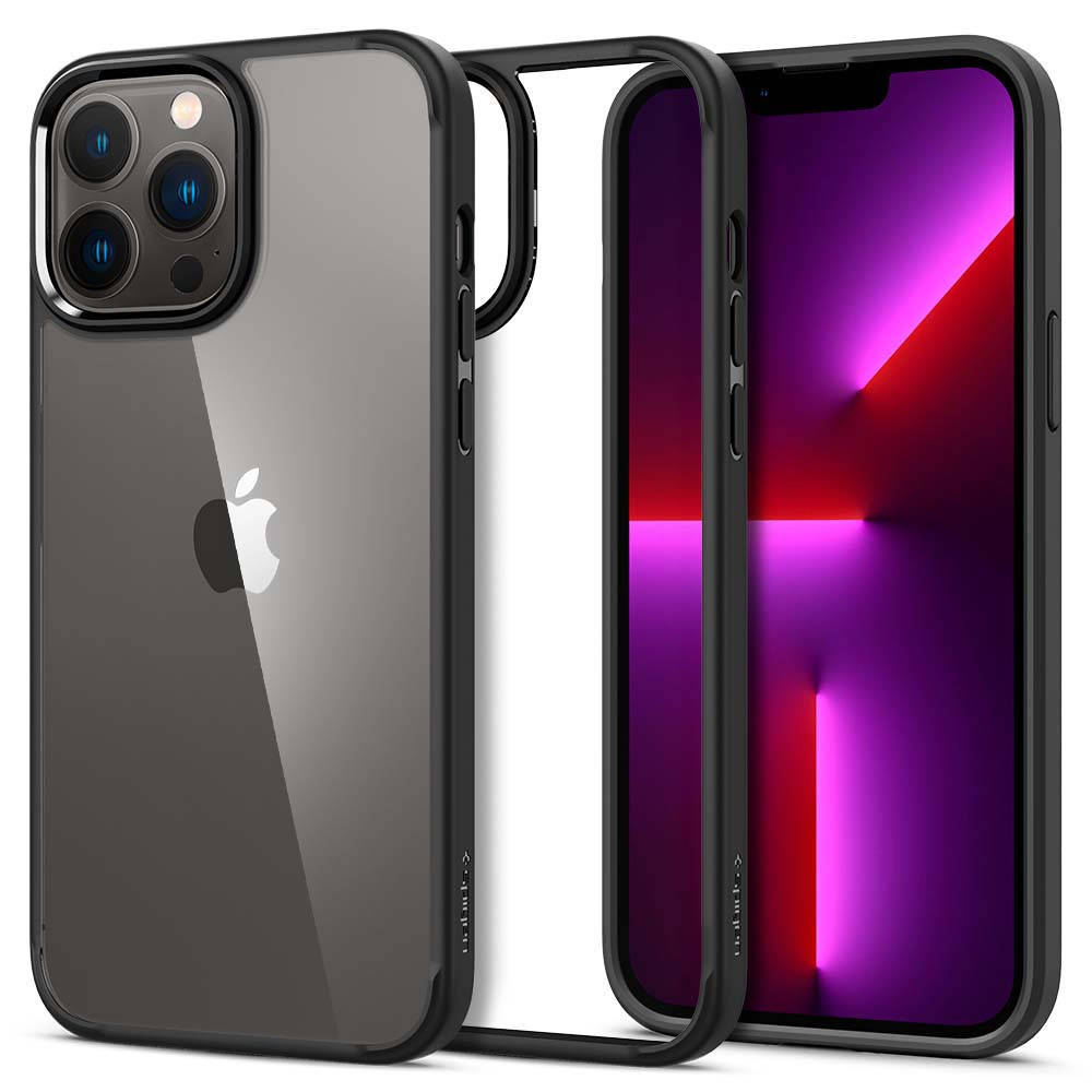 

Чехол Spigen Ultra Hybrid для iPhone 13 Pro Max Matte Black (ACS03205), Черный