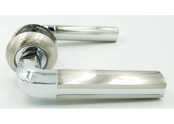 

Ручка на розете для входных дверей Trion ЦАМ PERI SN/CP