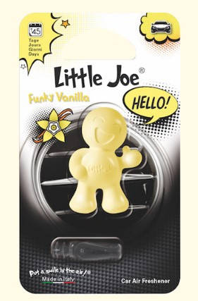 

Ароматизатор на деффлектор Little Joe ОК FUNKY VANILLA (Yellow)