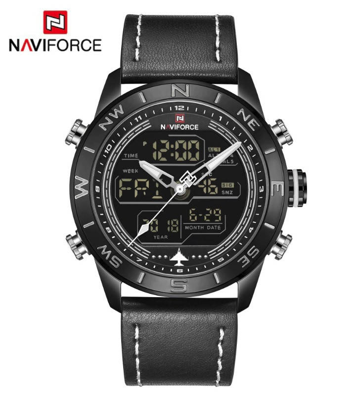 

Мужские часы Naviforce Strike 9144 Black, Гарантия 12 мес.