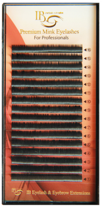 

Черные ресницы I-Beauty растяжка длин 0.07, C, 9-11-13