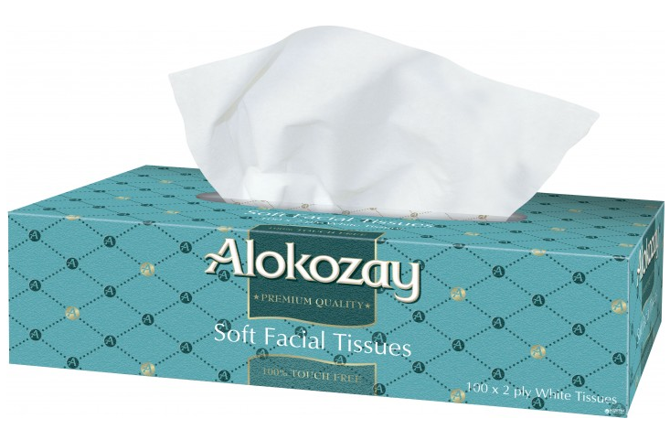 

Салфетки Alokozay двухслойные, гигиенические 150, Белый