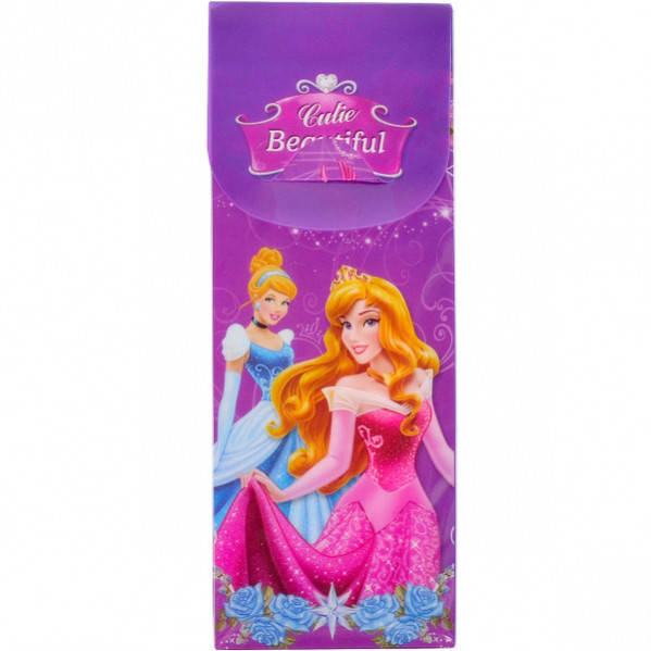 

Пенал пластиковый разборной 20х7,5х2,5 см / Princess, Фиолетовый