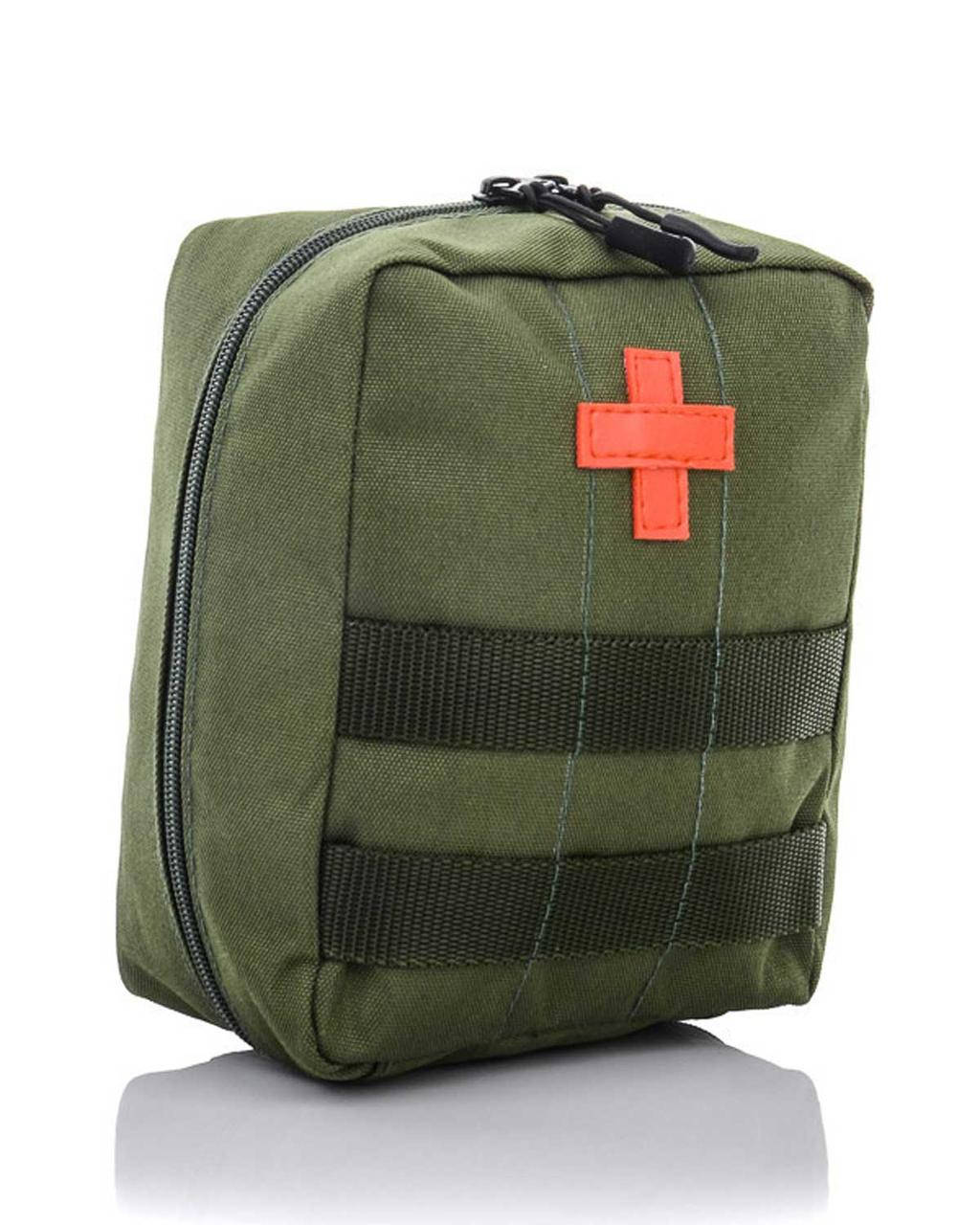 

Аптечка тактическая военная подсумок 19*15*8 см оливковая, Оливковый