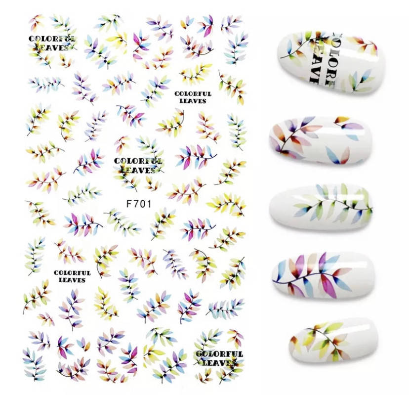 

Наклейки для ногтей 701