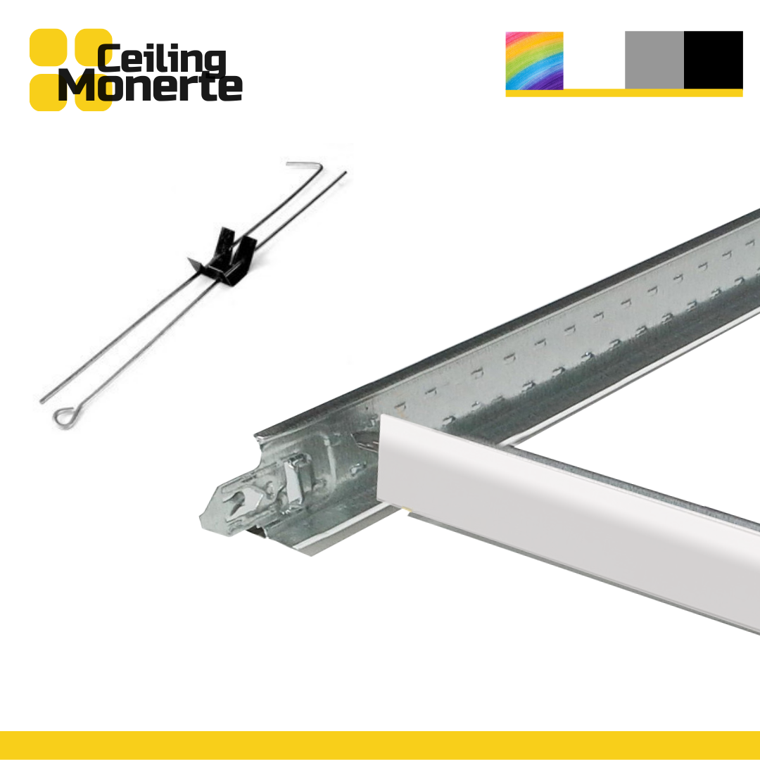 

Каркас подвесного потолка Т-24 белый МОНЕРТЕ + подвес 0,5м