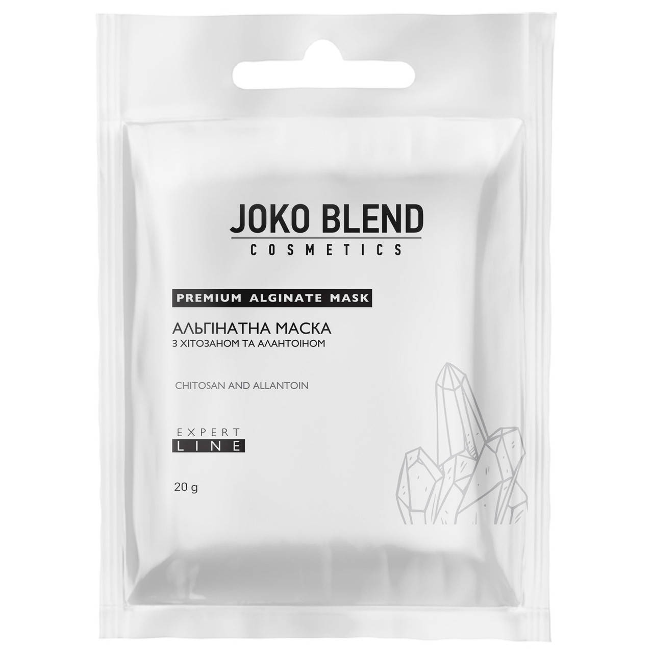

Альгинатная маска с хитозаном и алантоином 20 г Joko Blend