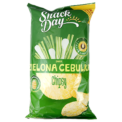 

Чіпси Снек дей зелена цибуля Snack day zielona cebulka 170g 20шт/ящ (Код : 00-00012168)