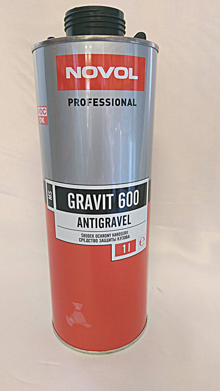 

Антигравий (защита кузова) Novol GRAVIT 600, 1л Черный